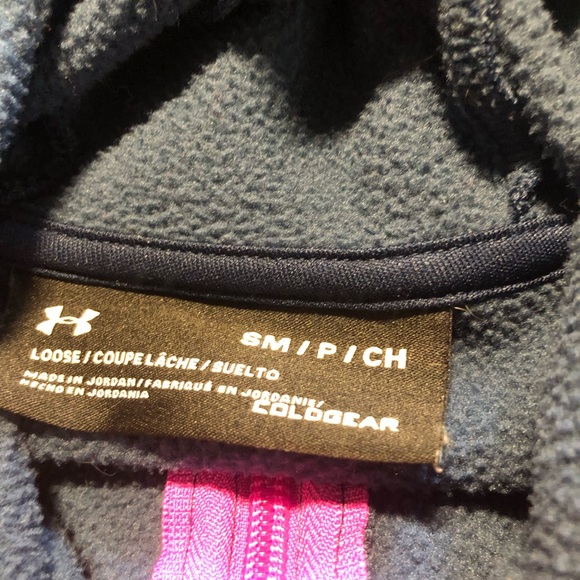 Under Armour Loose fit cold gear full zip hoodie Women’s Small - Picture 7 of 10